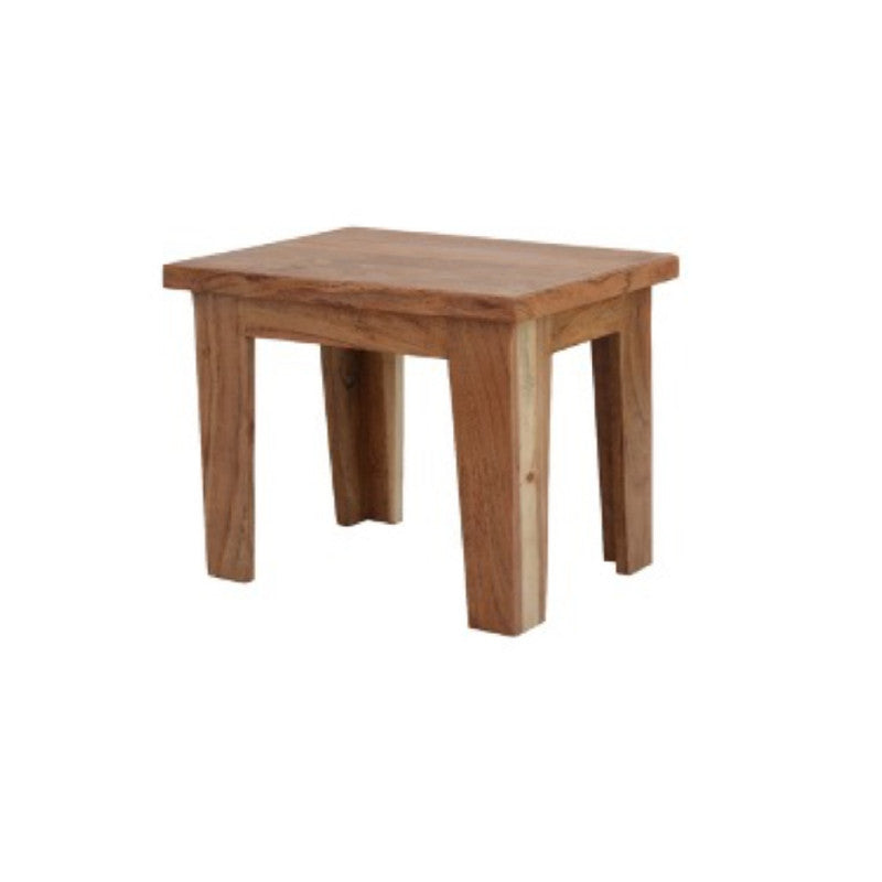 Acacia wood online stool