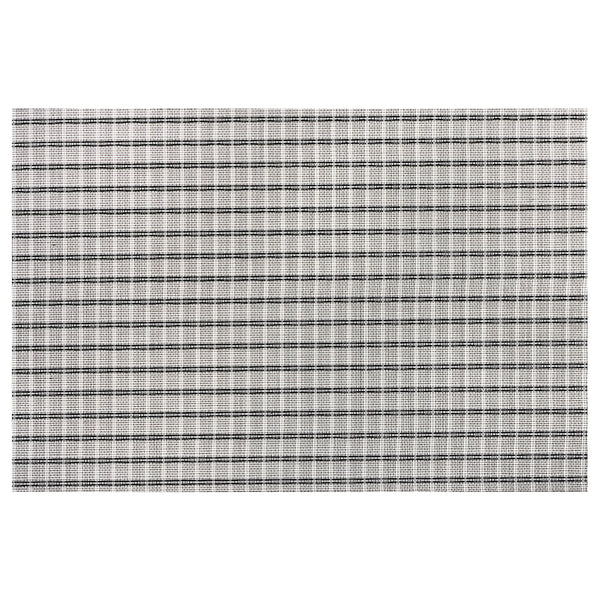 Woven Pvc Placemat Weave White - Set of 12