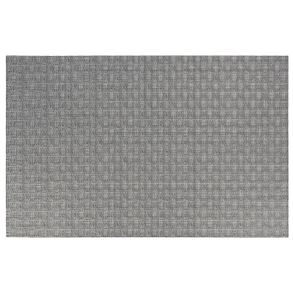 Woven Pvc Placemat Textstyle Light Grey - Set of 12