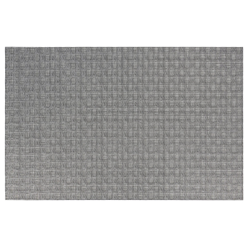 Woven Pvc Placemat Textstyle Light Grey - Set of 12