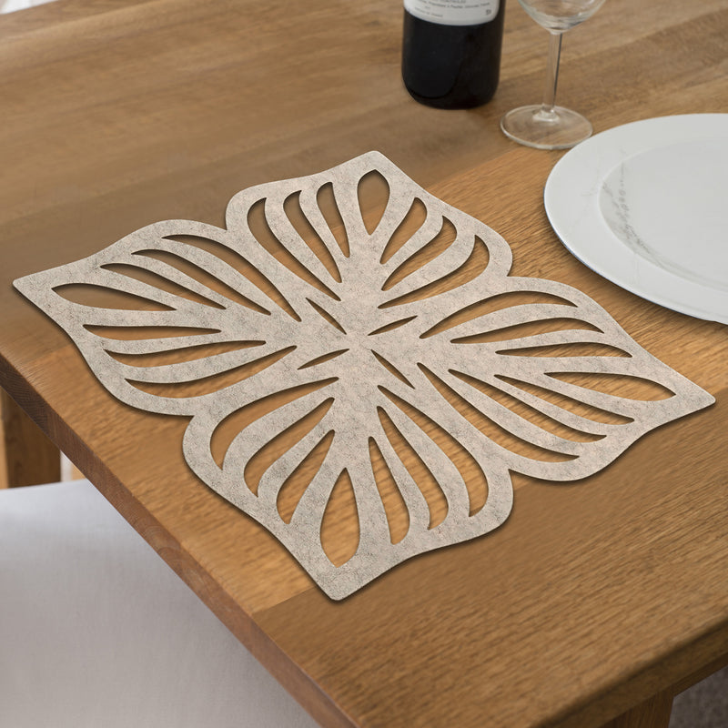 Cutout Leaf Placemat - Set of 12