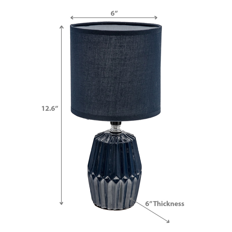 Ceramic Table Lamp With Shade Meridian