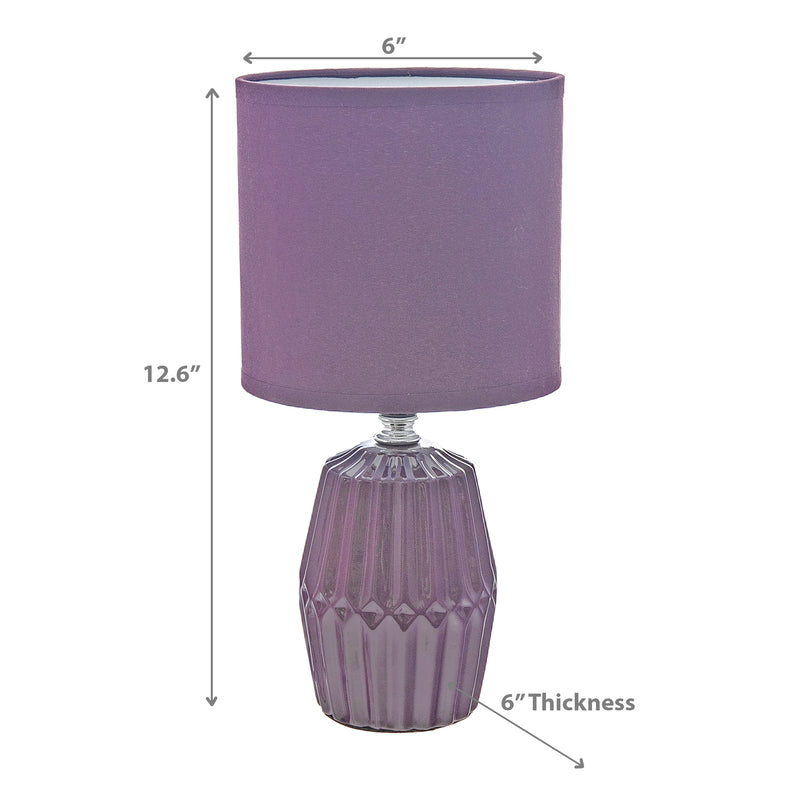 Ceramic Table Lamp With Shade Meridian