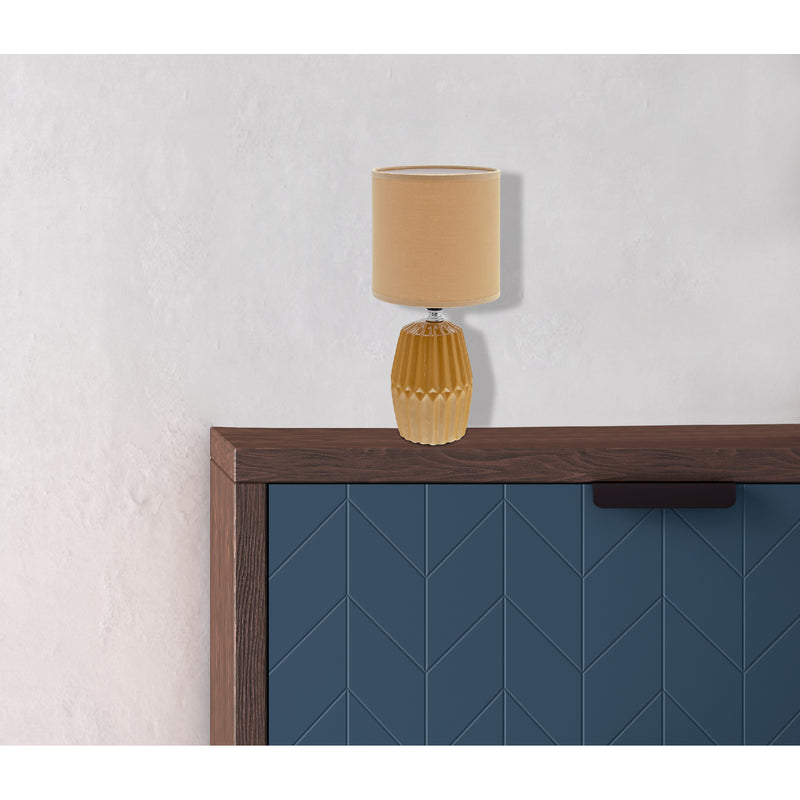 Ceramic Table Lamp With Shade Meridian