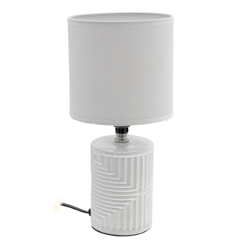 Ceramic Table Lamp With Shade Equator