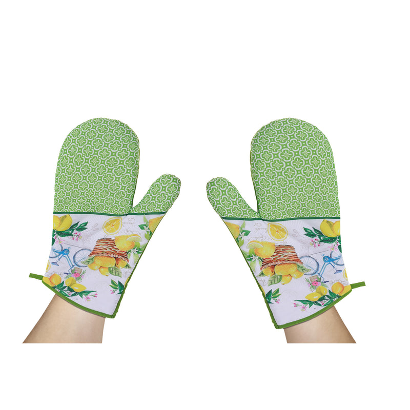 Oven Mitts 2PC Lemon Fruit - Set of 2