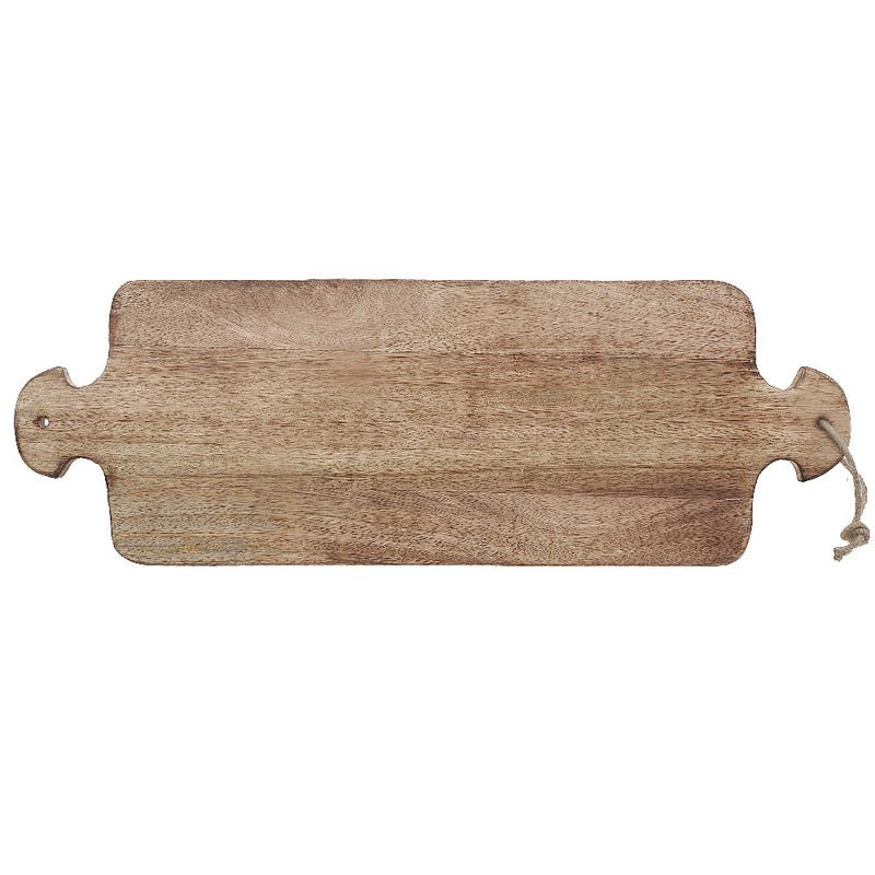 Custom Mango Wood Double Handle Cutting Board