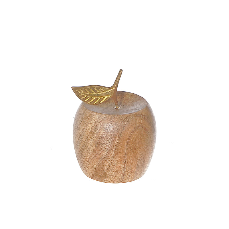 Mango Wood Decorative Apple