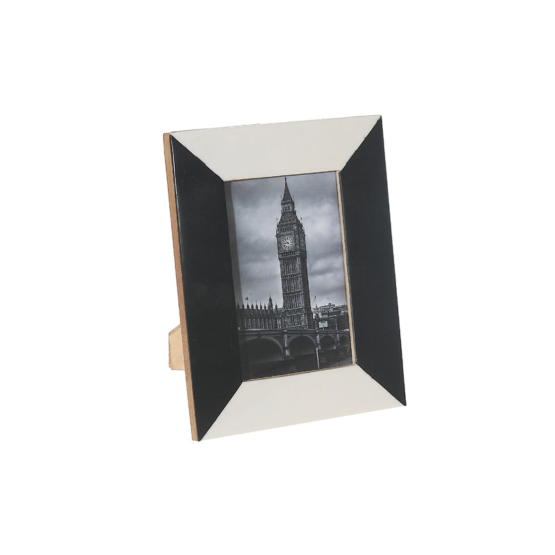 Black & White Inlay Photo Frame