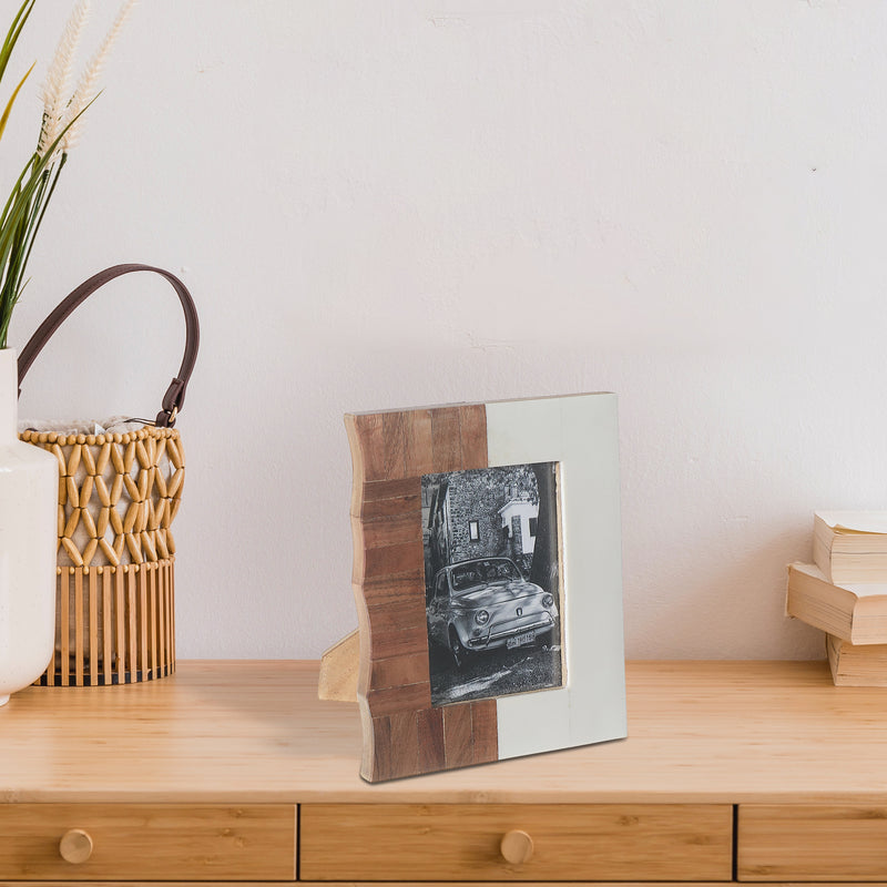 Wooden & Resin Inlay Photo Frame