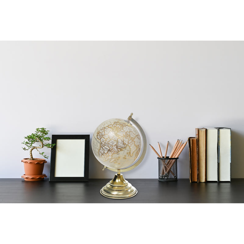 Decorative Gold Globe With Stand