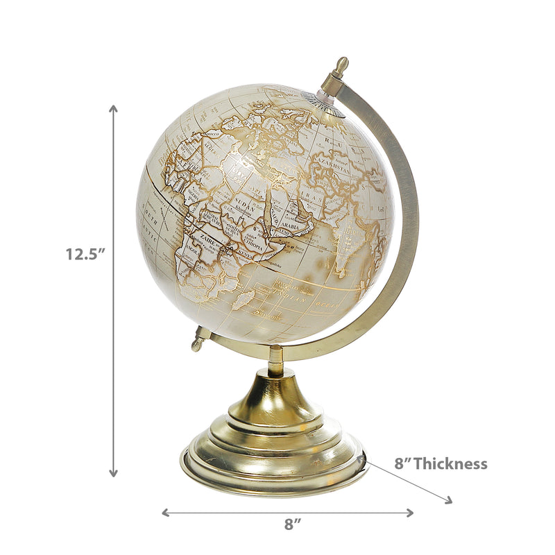 Decorative Gold Globe With Stand