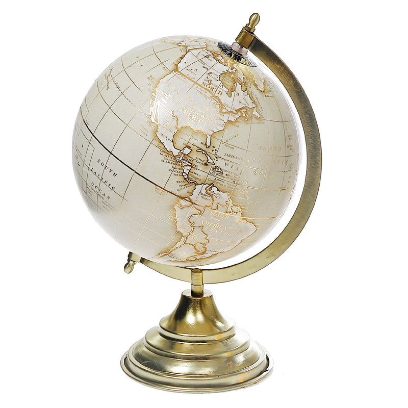 Decorative Gold Globe With Stand