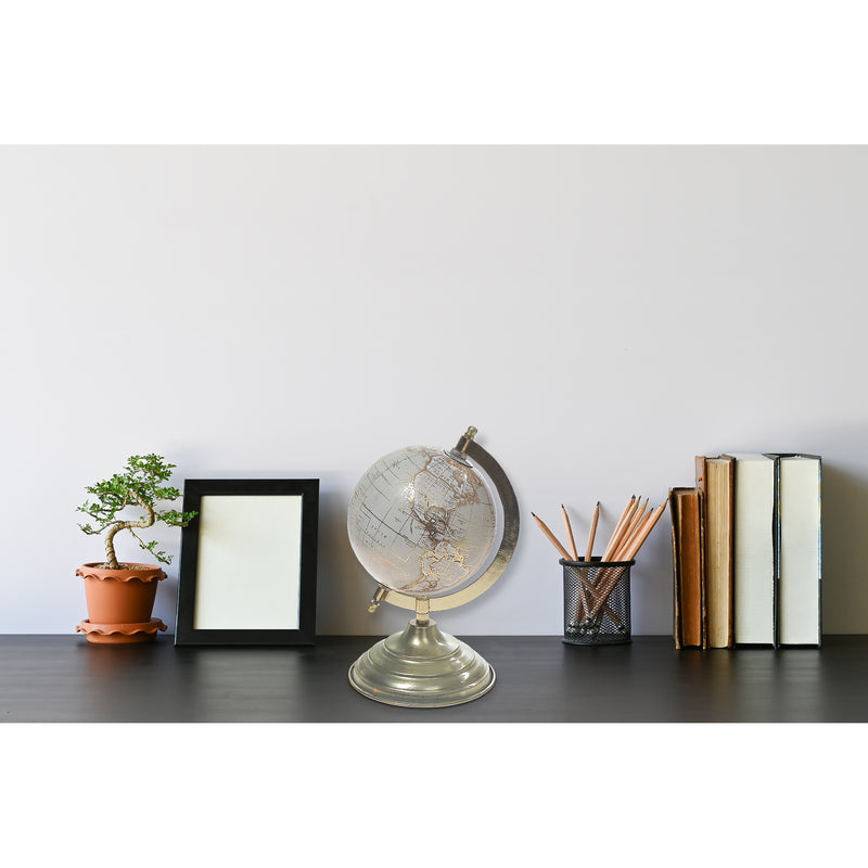 Decorative Gold Globe With Stand