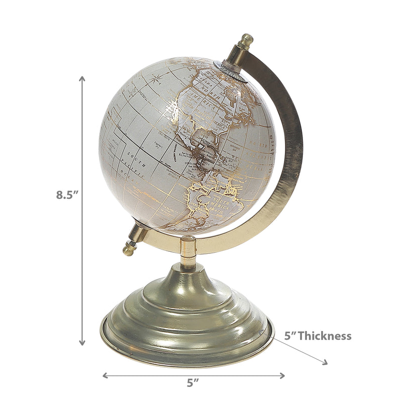 Decorative Gold Globe With Stand