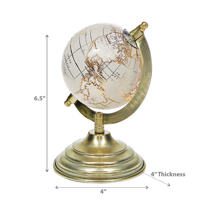 Decorative Gold Globe With Stand