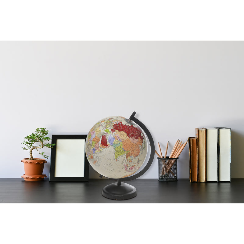 Decorative Ivory Globe With Stand