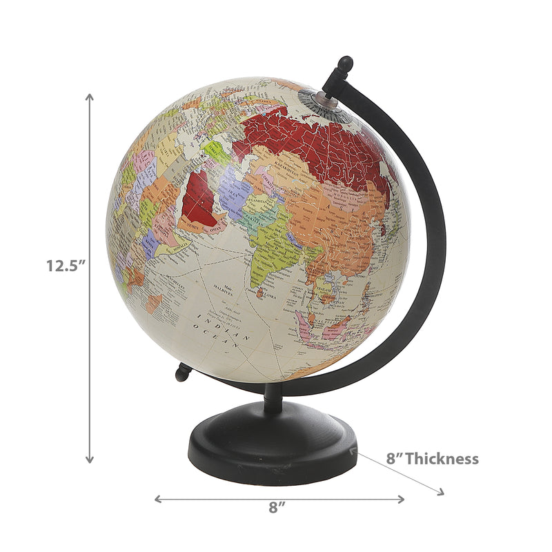 Decorative Ivory Globe With Stand