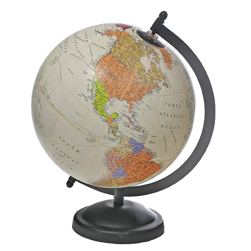 Decorative Ivory Globe With Stand