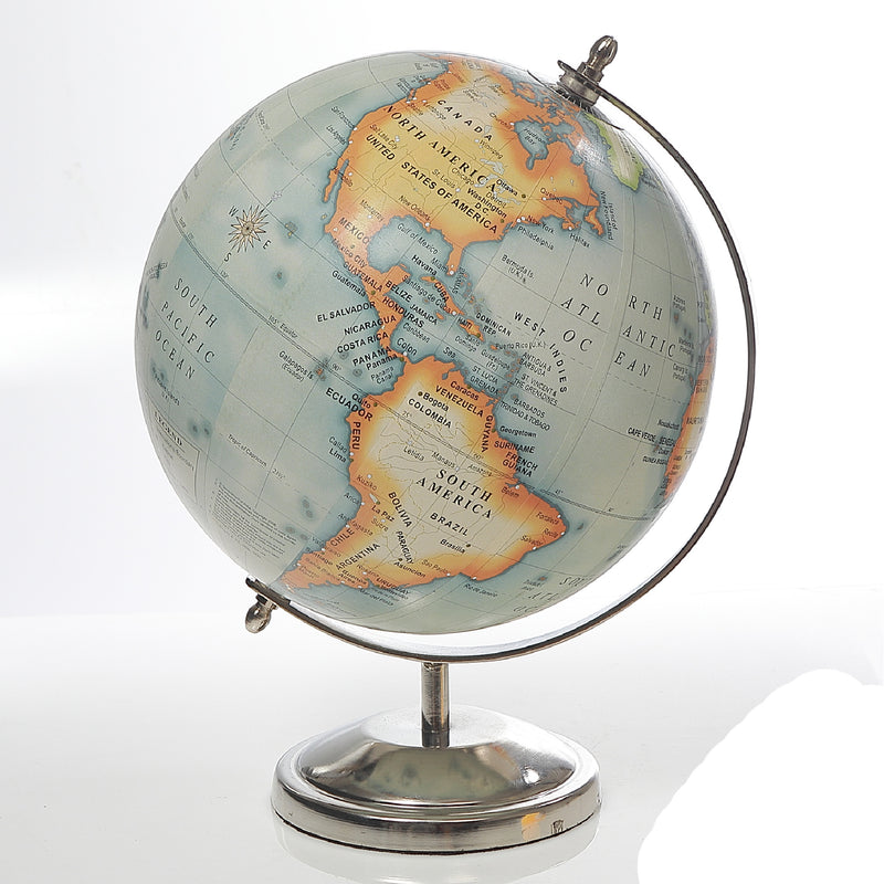 Decorative Blue Globe With Stand