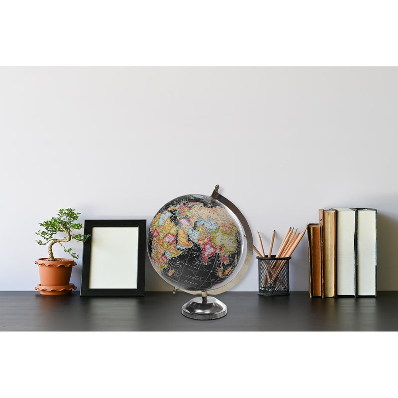 Decorative Black Globe With Stand