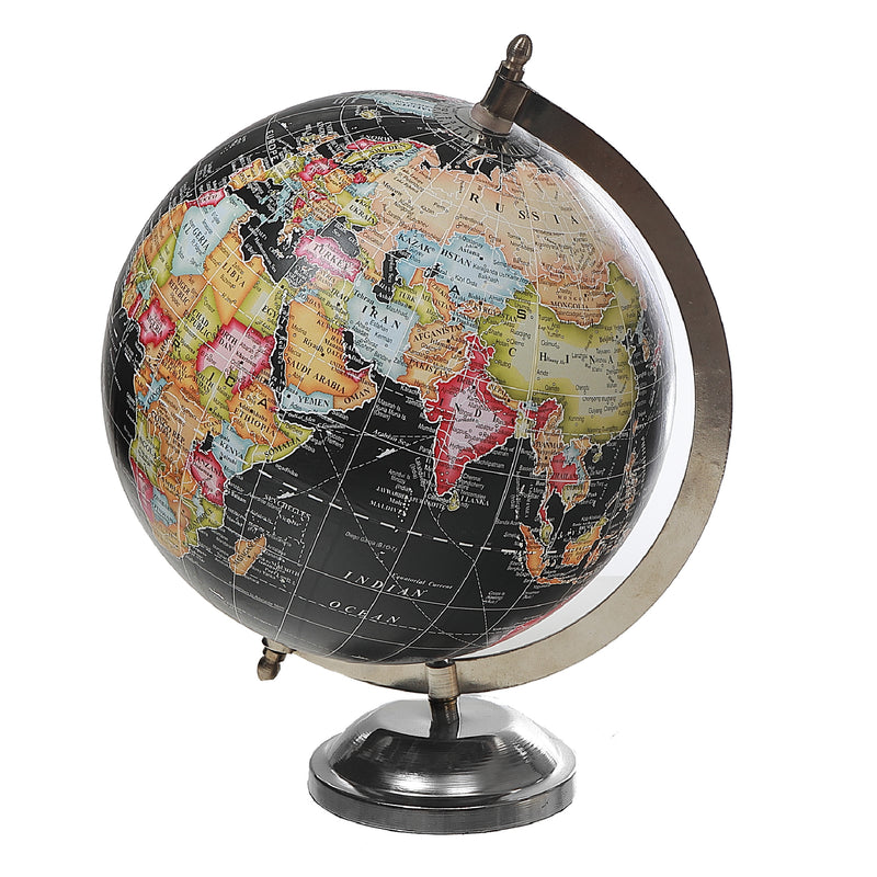 Decorative Black Globe With Stand