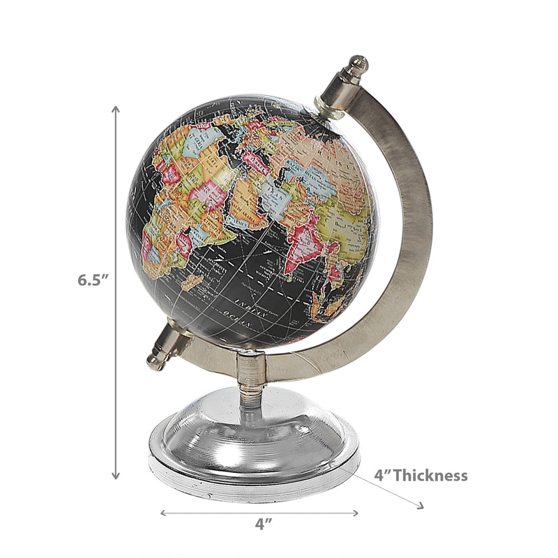 Decorative Black Globe With Stand