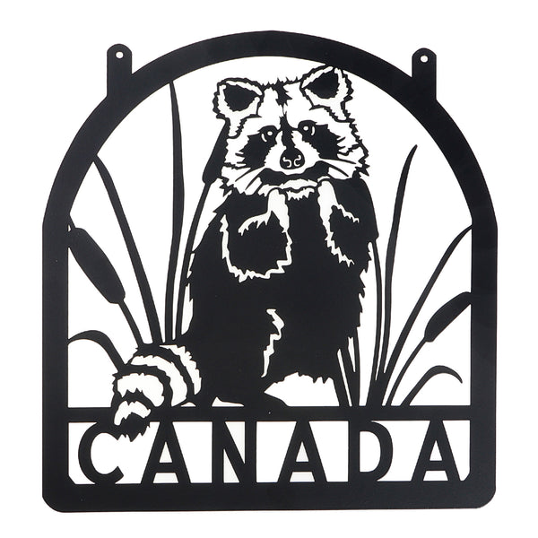 Metal Black Wall Decor Canada Racoon