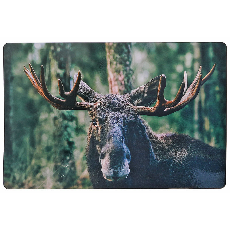 Plastic Placemat Moose 12 X 18 - Set of 12