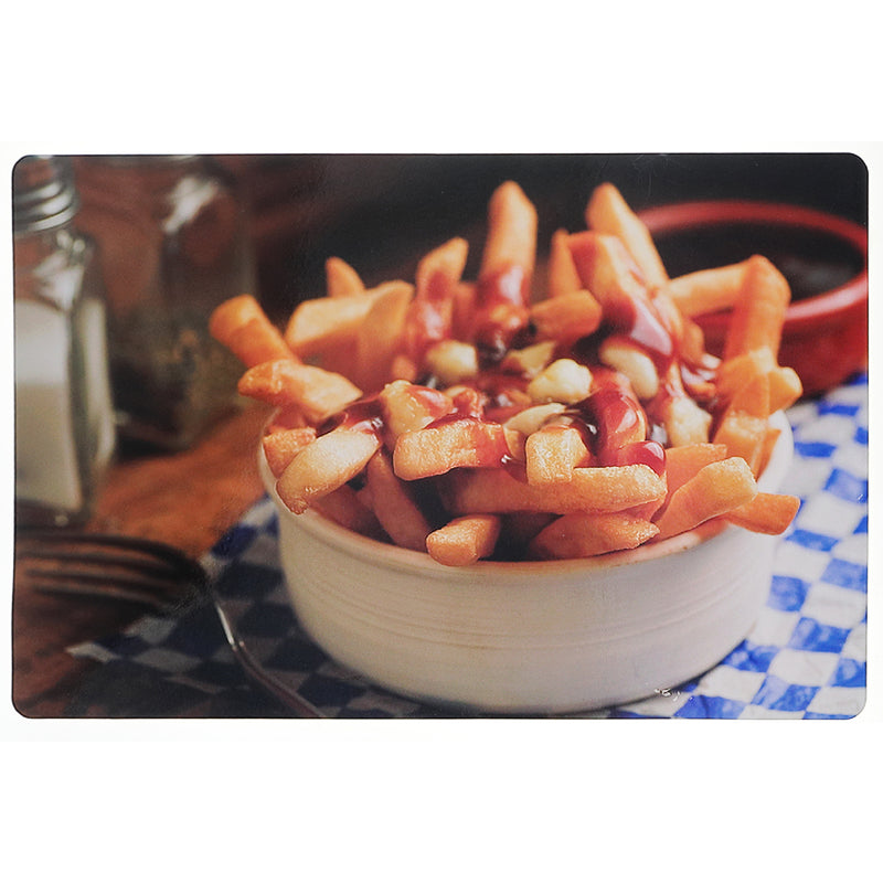 Plastic Placemat Poutine 12 X 18 - Set of 12