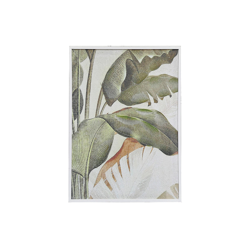 Recycled Paper Framed Wall Art Banana Leaf