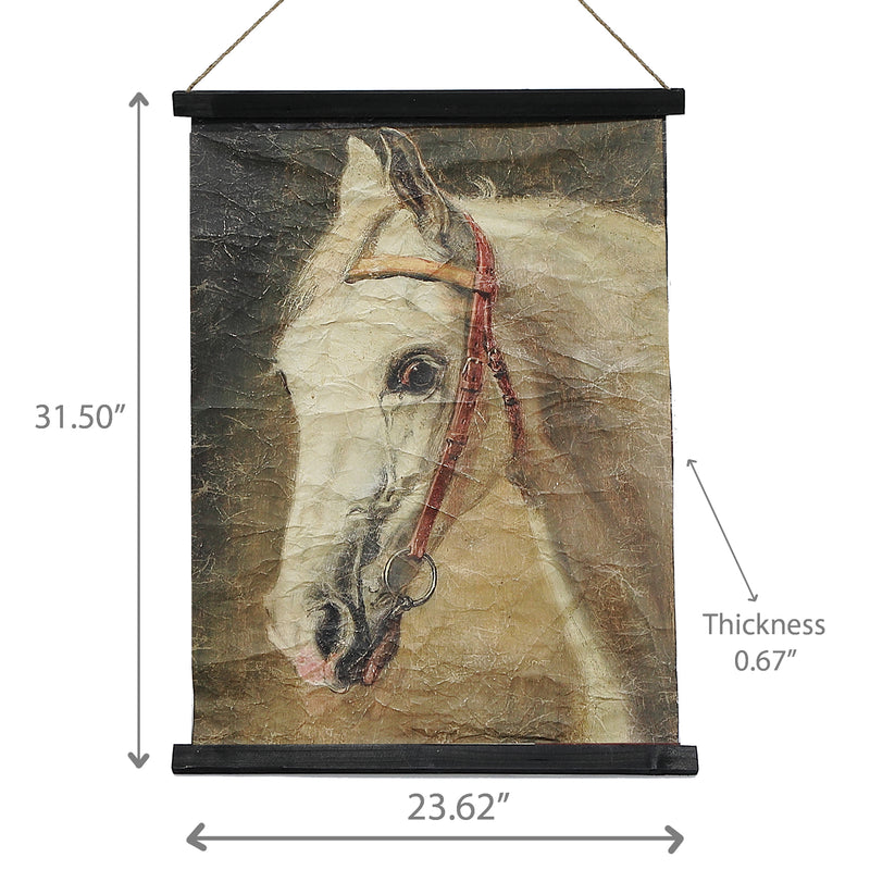 Crinkle Paper Wall Hanger Horse With Bridle