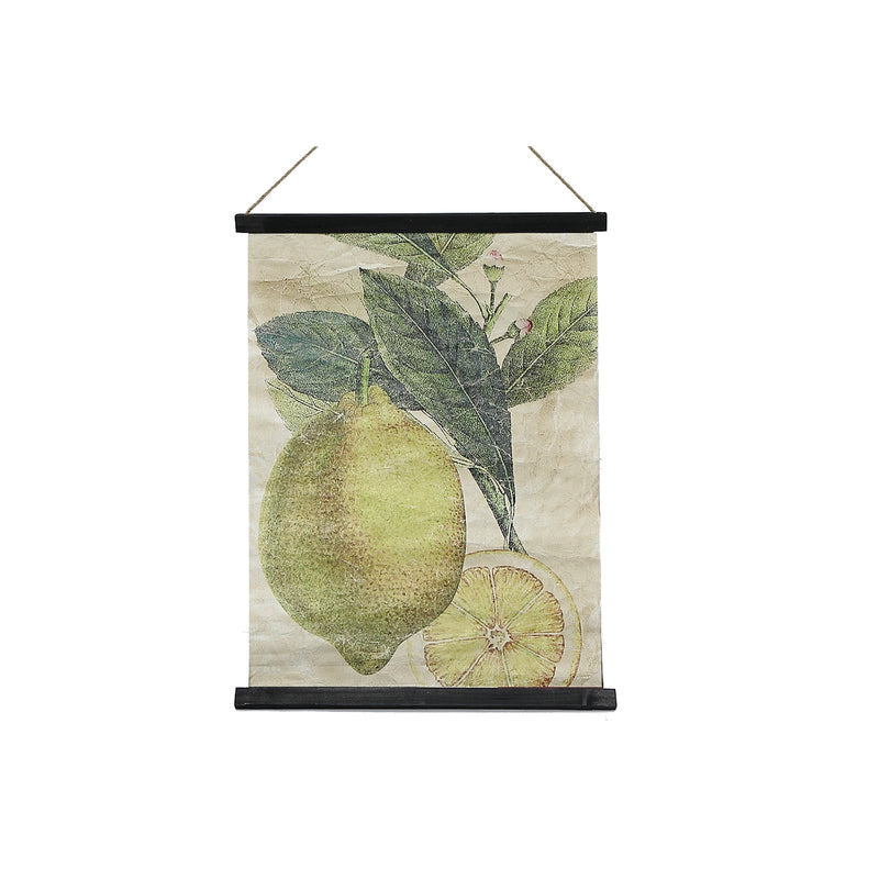 Crinkle Paper Wall Hanger Lemon