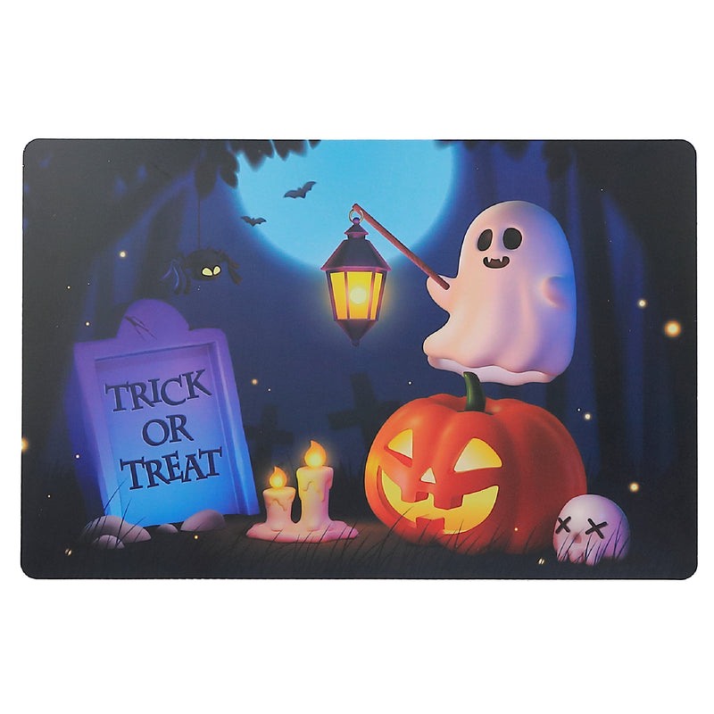 Pp Reversible Placemat Jack-O'-Lantern - Set of 12