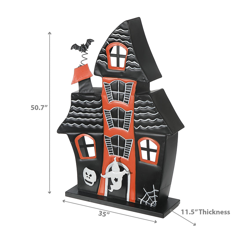 Metal Ghost House Decor