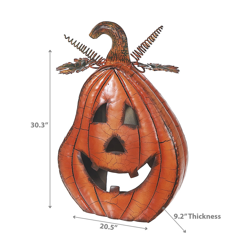 Metal Halloween Pumpkin Decor