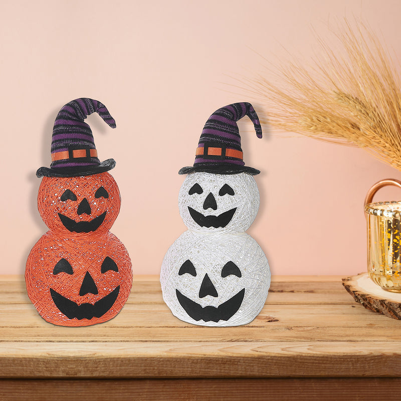 Led Pumpkin Witch - Set of 2