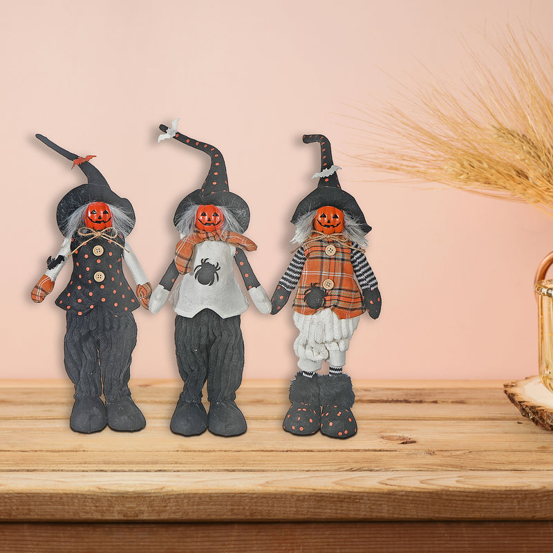 Cotton Standing Witch - Set of 3