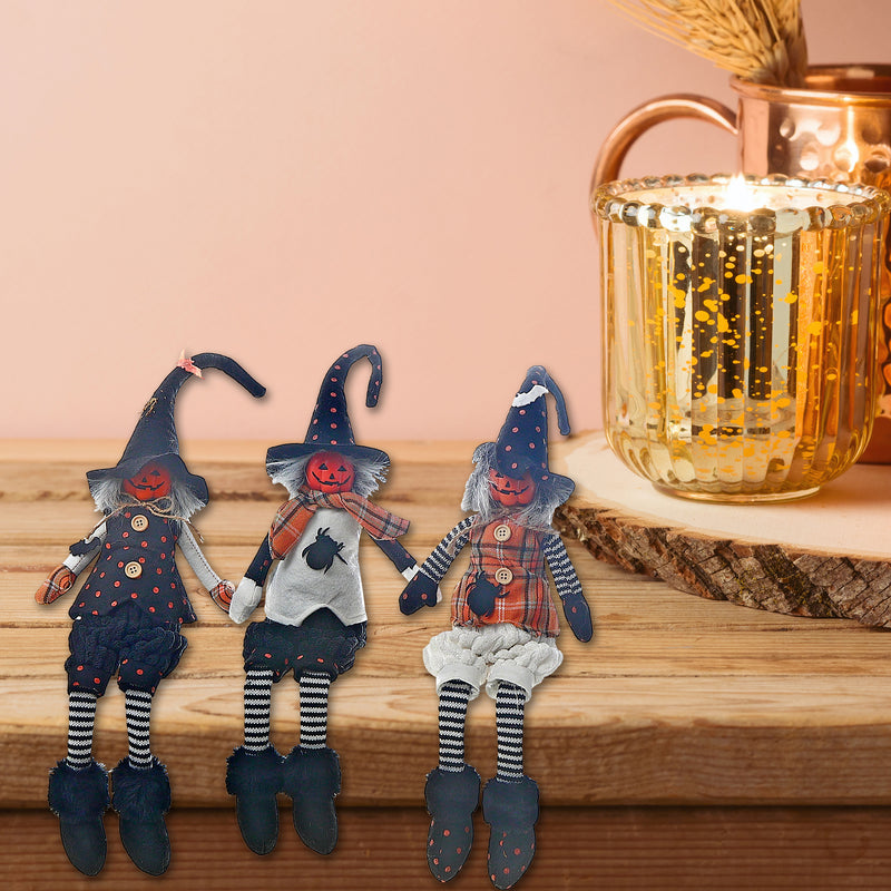 Cotton Sitting Witch - Set of 3