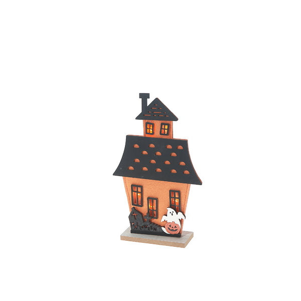 Ghost And Haunted Felt House Decor Small