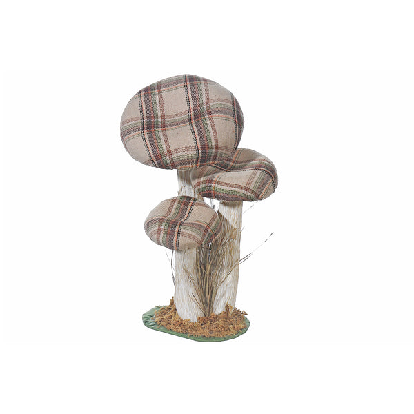 Plaid Mushroom Stand