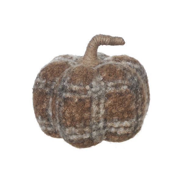 Plaid Fleece Pumpkin Large