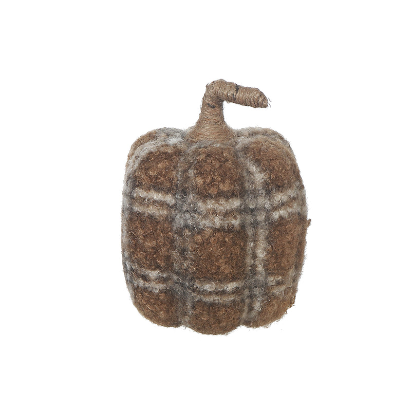 Plaid Fleece Pumpkin Small