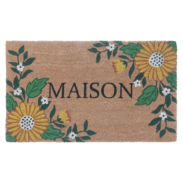 Coir Door Mat Sunflower Maison 18 X 30