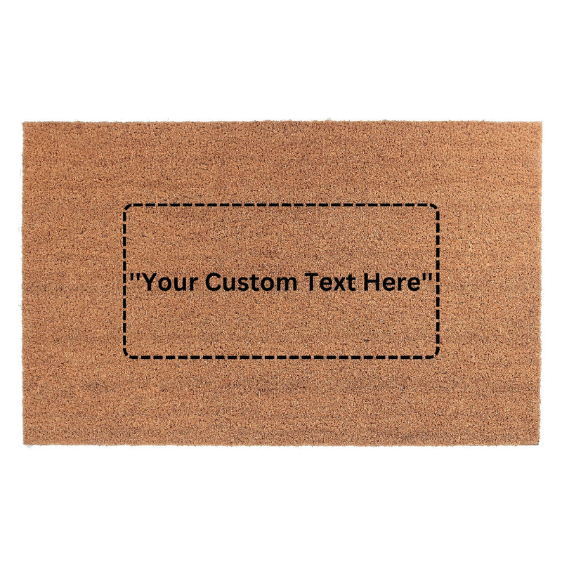 Custom Plain Coir Door Mat 18 X 30