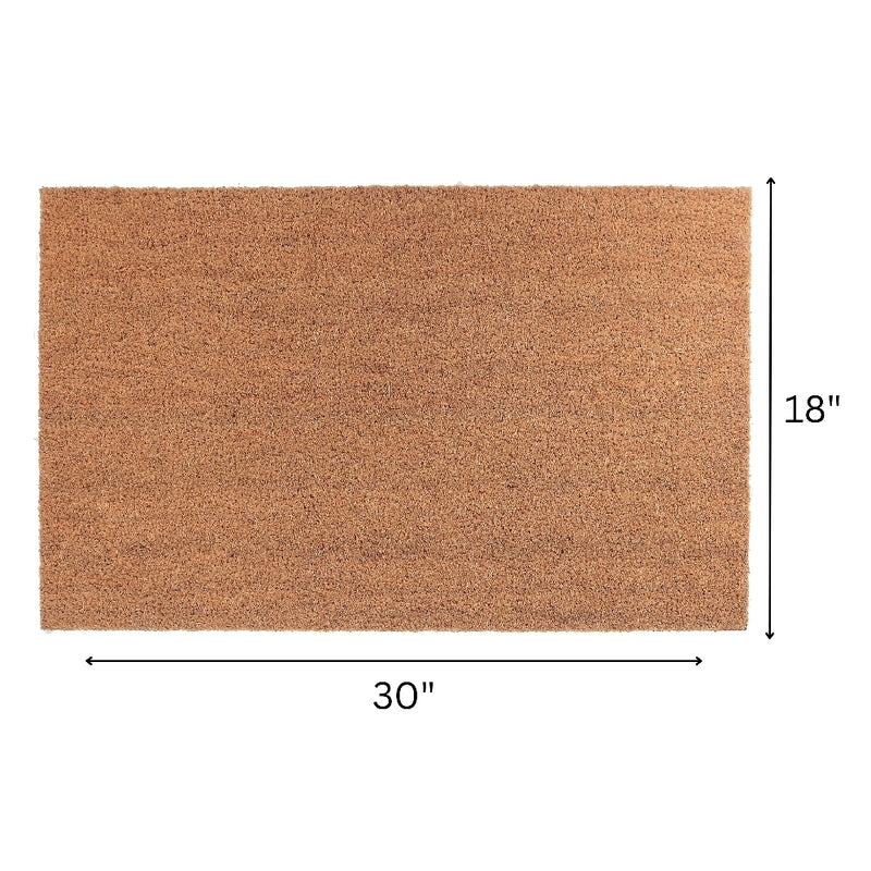 Custom Plain Coir Door Mat 18 X 30