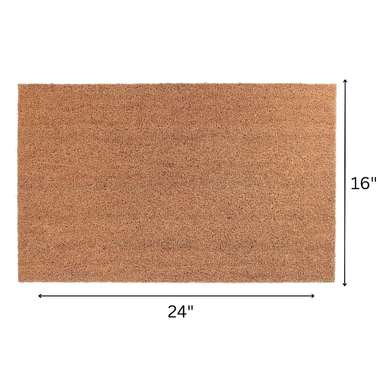 Custom Plain Coir Door Mat 16 X 24