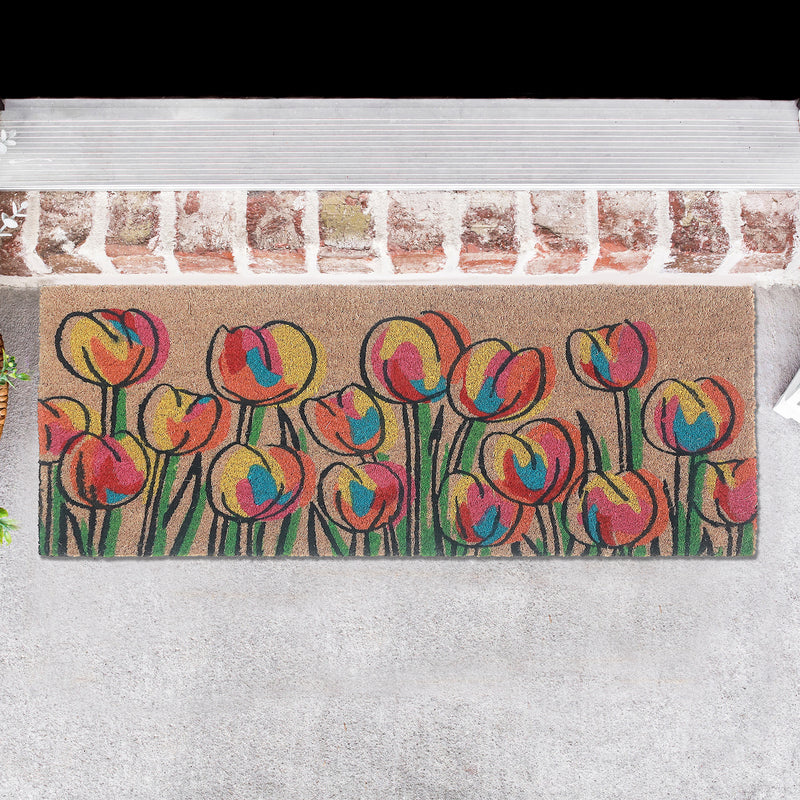 Coir Door Mat Tulip 10 X 30