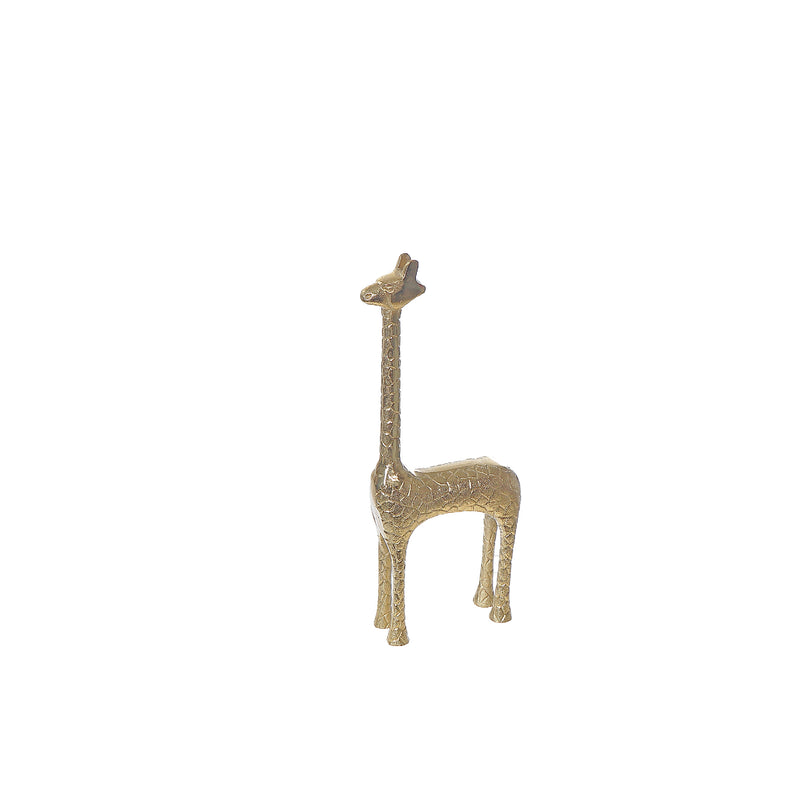 Gold Giraffe Decor 13" Medium