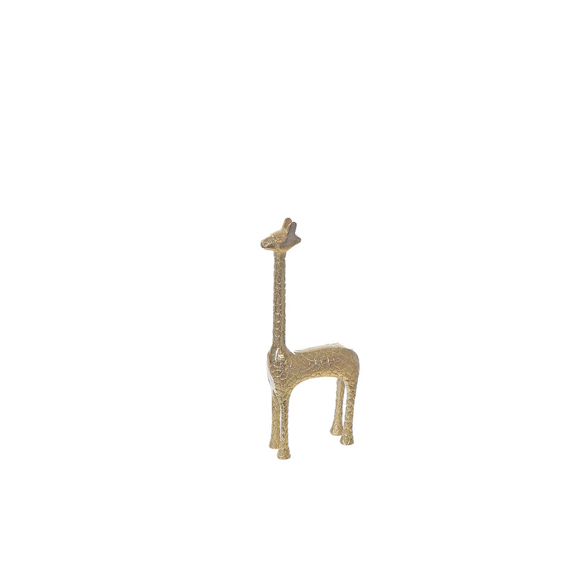 Gold Giraffe Decor 10" Small